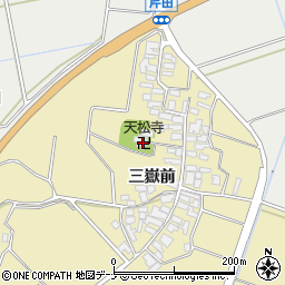 天松寺周辺の地図