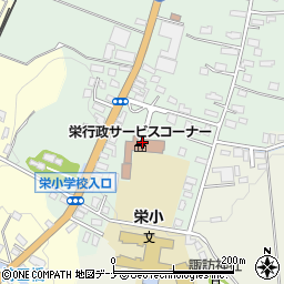 秋田県横手市大屋新町堂ノ前周辺の地図
