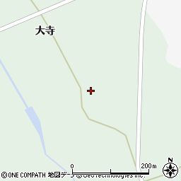 岩手県遠野市上郷町平倉大寺周辺の地図