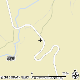 秋田県由利本荘市東由利黒渕2-1周辺の地図