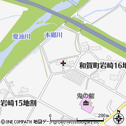 岩手県北上市和賀町岩崎周辺の地図