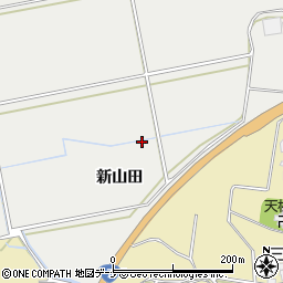 秋田県にかほ市芹田（新山田）周辺の地図