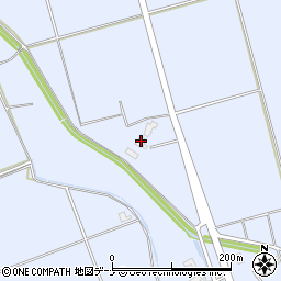 秋田県横手市平鹿町中吉田中谷地30周辺の地図