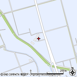 秋田県横手市平鹿町中吉田中谷地82周辺の地図
