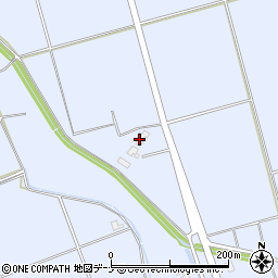 秋田県横手市平鹿町中吉田中谷地62周辺の地図
