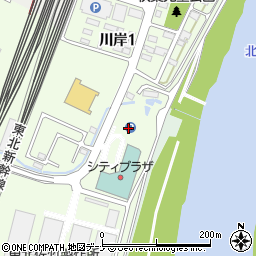 ホテルシティプラザ北上駐車場周辺の地図