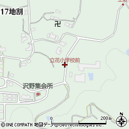 立花小学校前周辺の地図