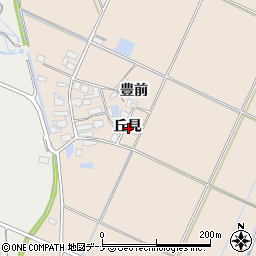 秋田県横手市平鹿町浅舞丘見周辺の地図