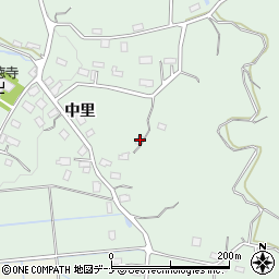 秋田県横手市大屋新町中里16周辺の地図