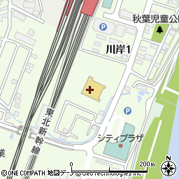 株式会社マルハン　北上店周辺の地図
