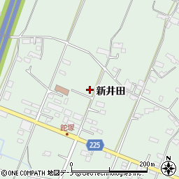 岩手県北上市鬼柳町新井田周辺の地図