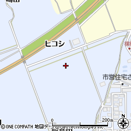 秋田県にかほ市院内ヒコシ周辺の地図