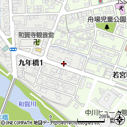 〒024-0063 岩手県北上市九年橋の地図
