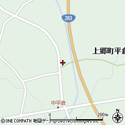 岩手県遠野市上郷町平倉１６地割18周辺の地図