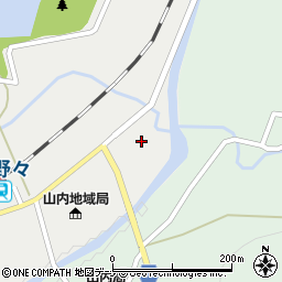 秋田県横手市山内土渕二瀬周辺の地図