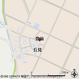 秋田県横手市平鹿町浅舞豊前周辺の地図