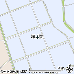 秋田県横手市平鹿町中吉田塚ノ腰周辺の地図