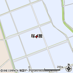 秋田県横手市平鹿町中吉田（塚ノ腰）周辺の地図