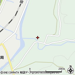 秋田県横手市山内平野沢岩野目周辺の地図