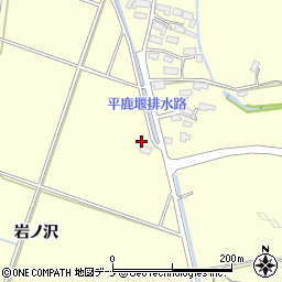 秋田県横手市平鹿町醍醐大道上周辺の地図
