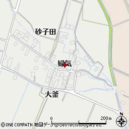 秋田県横手市平鹿町樽見内（婦気）周辺の地図