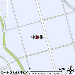 秋田県横手市平鹿町中吉田中藤根周辺の地図