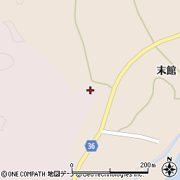 秋田県横手市雄物川町大沢薮沢目周辺の地図