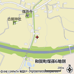 岩手県北上市和賀町煤孫６地割周辺の地図