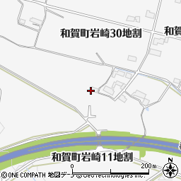 岩手県北上市和賀町岩崎１１地割周辺の地図