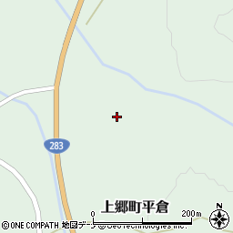岩手県遠野市上郷町平倉２６地割周辺の地図