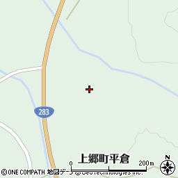 岩手県遠野市上郷町平倉（２６地割）周辺の地図