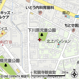 黒沢尻第６区公民館周辺の地図