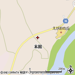 秋田県横手市雄物川町今宿末館周辺の地図