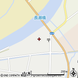 秋田県由利本荘市山本下野周辺の地図