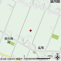 岩手県北上市鬼柳町元年周辺の地図