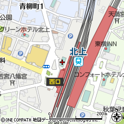 ＪＲ東日本ホテルメッツ北上周辺の地図