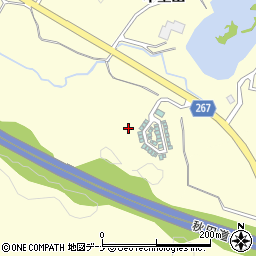 秋田県横手市平鹿町醍醐新藤境周辺の地図
