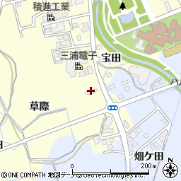 平沢変電所周辺の地図