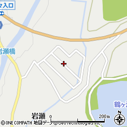 秋田県横手市山内土渕道地周辺の地図