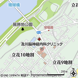 立花簡易郵便局周辺の地図