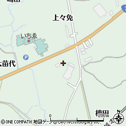 秋田県にかほ市三森大苗代周辺の地図