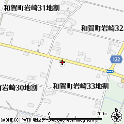 岩手県北上市和賀町岩崎３３地割24周辺の地図