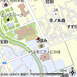仁賀保保育会つぼみ保育園周辺の地図