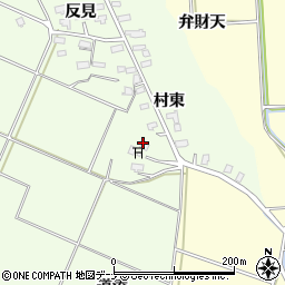 秋田県横手市平鹿町上吉田板子周辺の地図