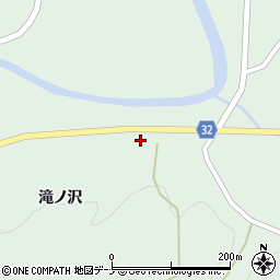 秋田県由利本荘市東由利舘合（長泥）周辺の地図