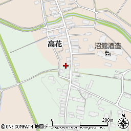 秋田県横手市雄物川町今宿高花57周辺の地図
