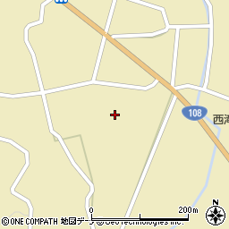 秋田県由利本荘市川西高野周辺の地図