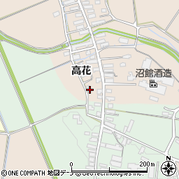 秋田県横手市雄物川町今宿高花70-1周辺の地図