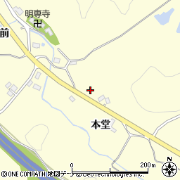秋田県横手市平鹿町醍醐松ヶ沢周辺の地図