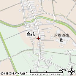 秋田県横手市雄物川町今宿高花60周辺の地図